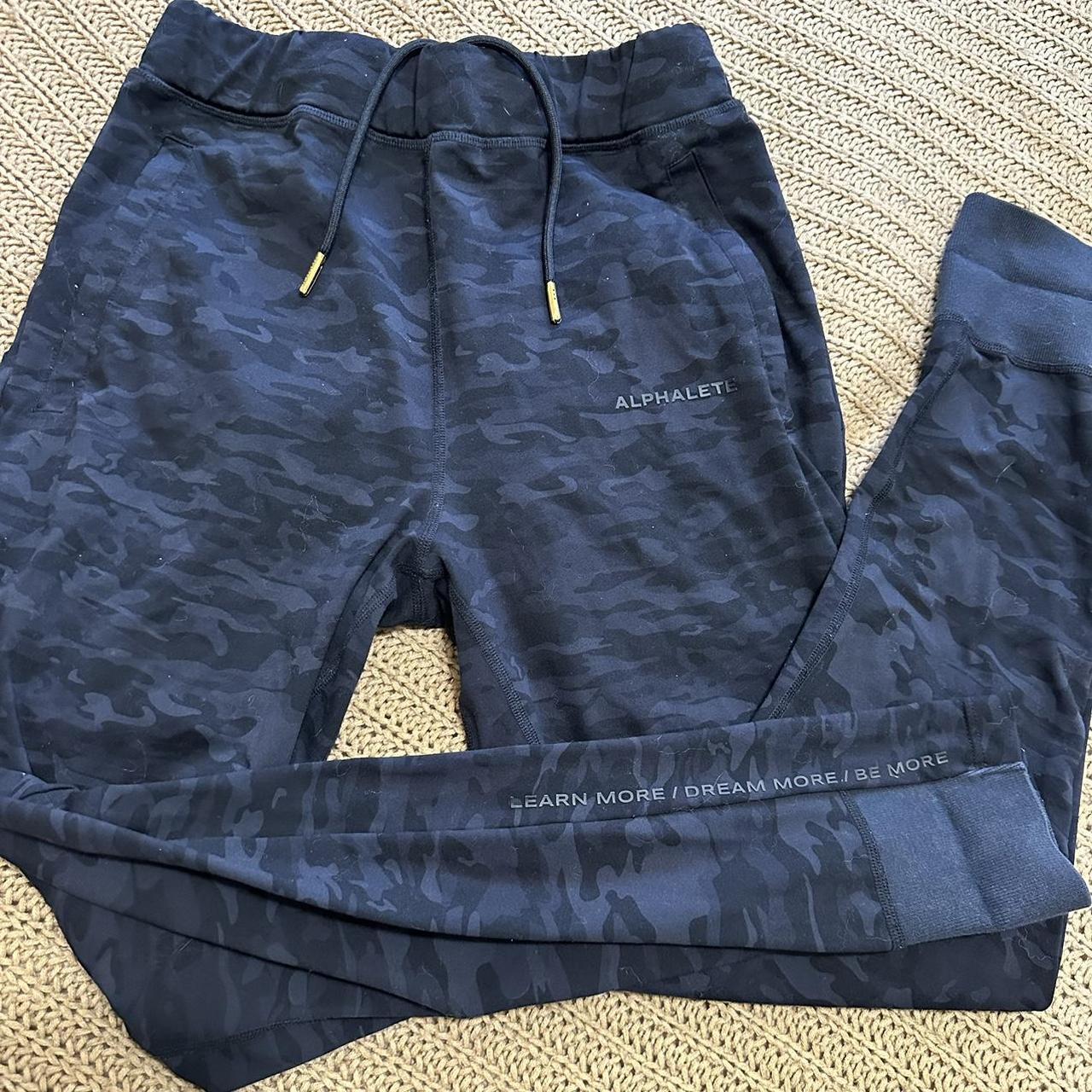 Alphalete black camo joggers online