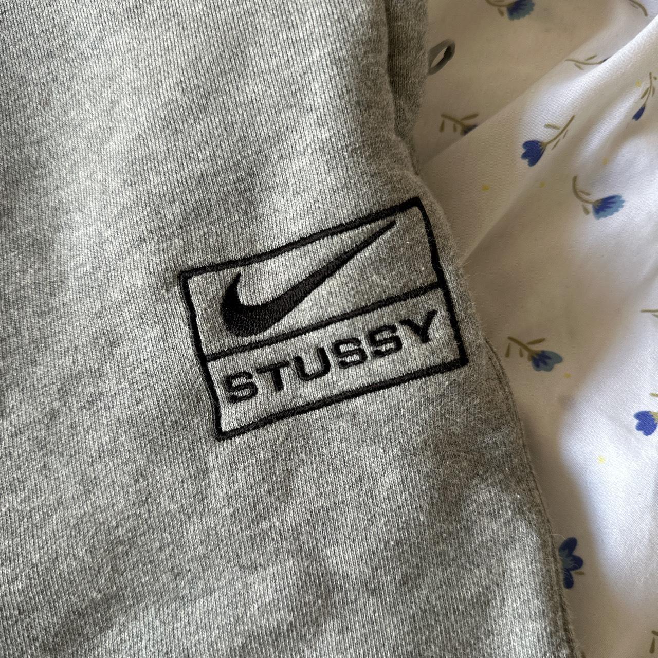 NIKE X STUSSY men’s grey sweatpants Bought for 150... - Depop