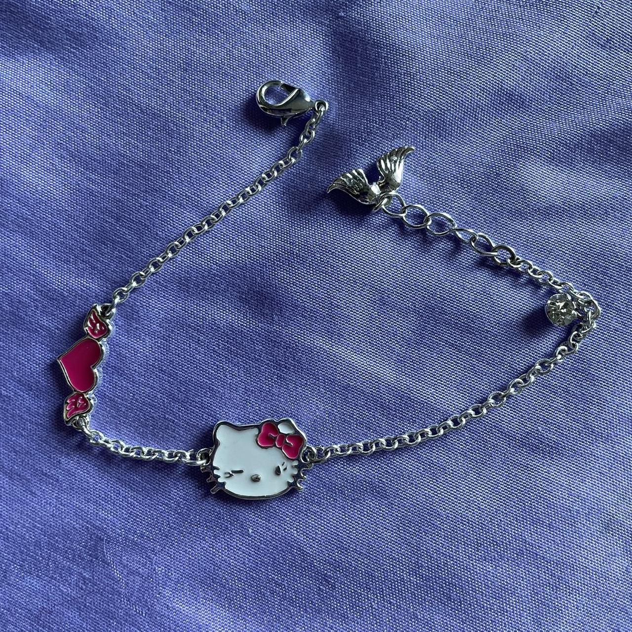 Hello kitty bracelet/anklet 2 untracked shipping... Depop