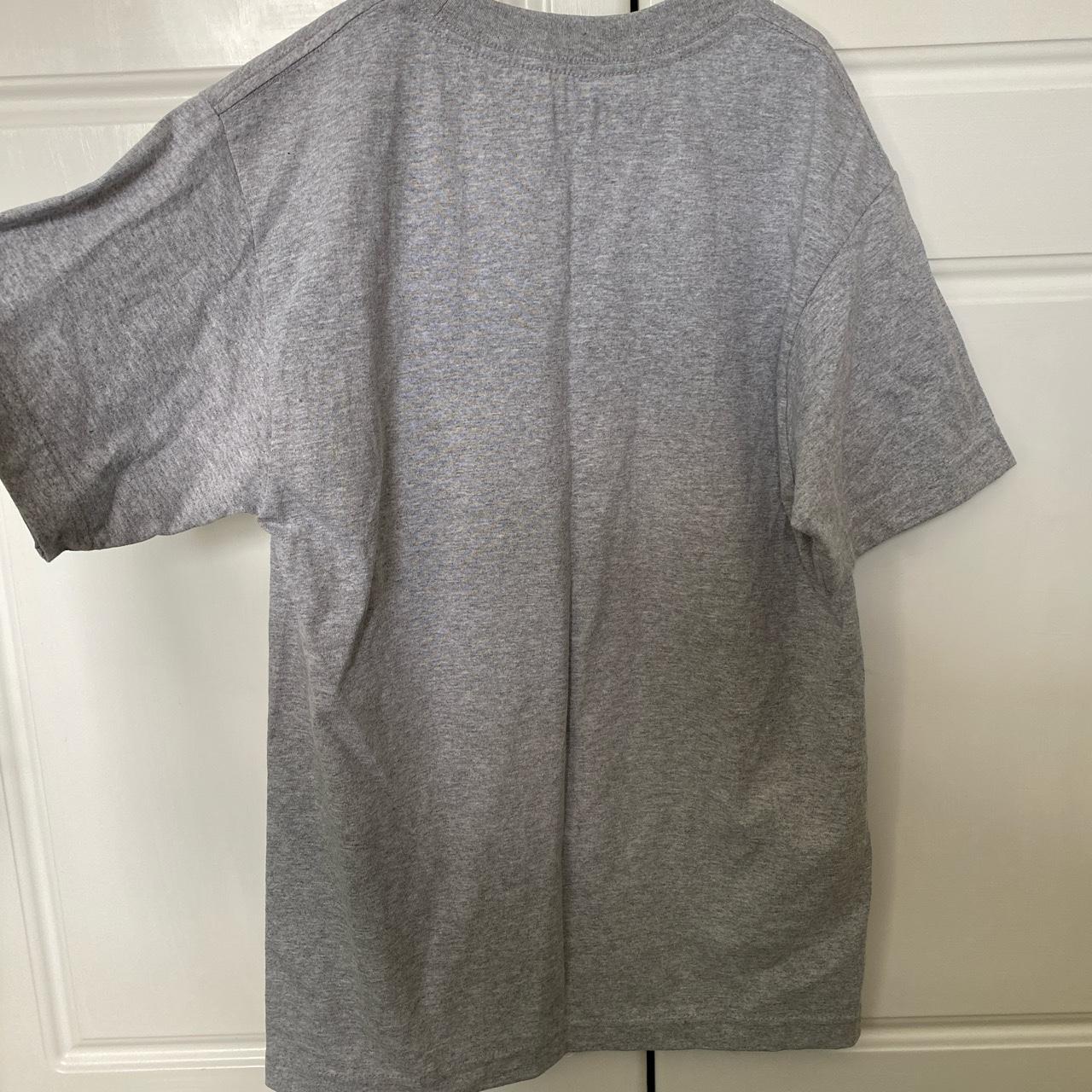 Pythia Grey t-shirt with print Brand seen on... - Depop