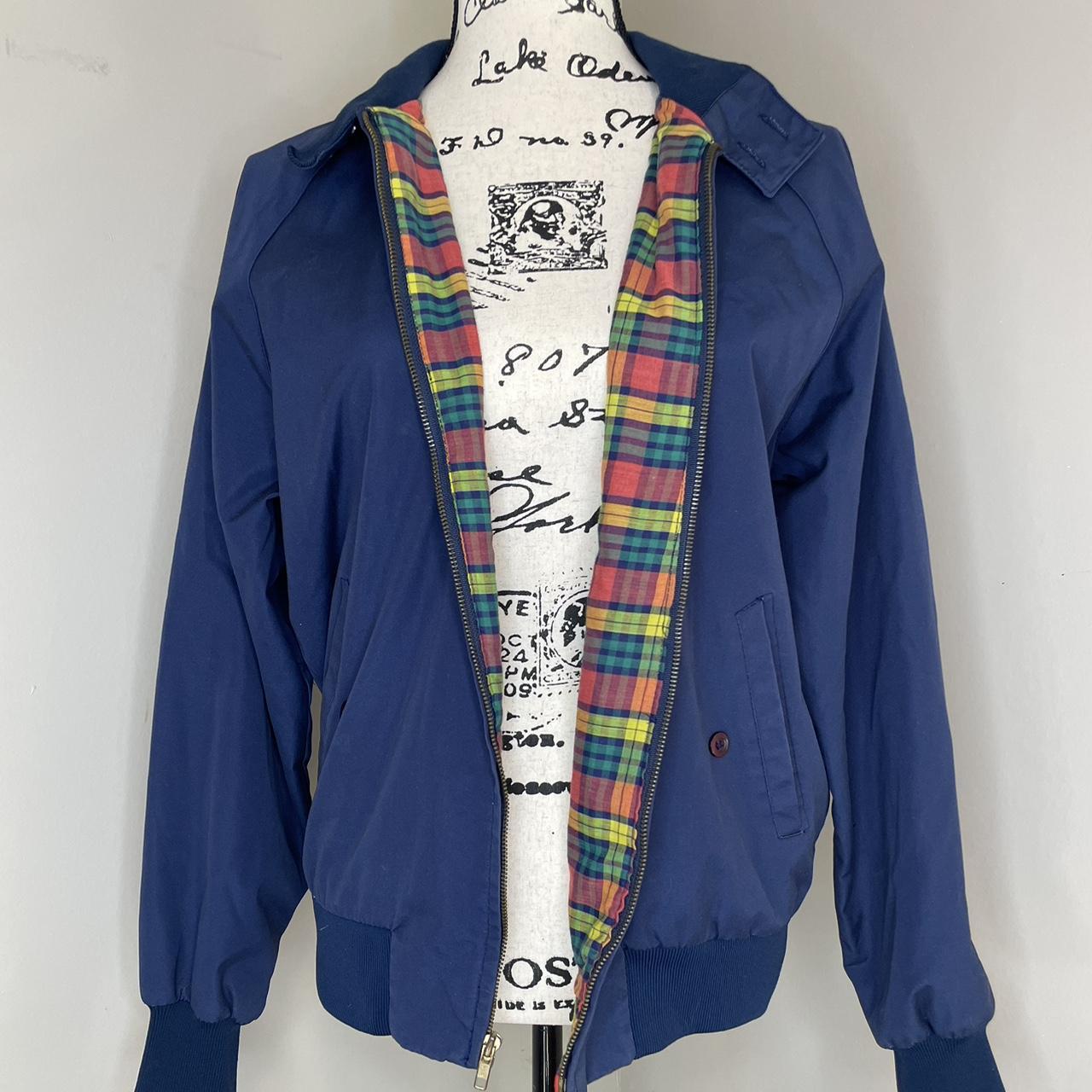 Vintage Haggar bomber jacket. Lightweight, plaid... Depop