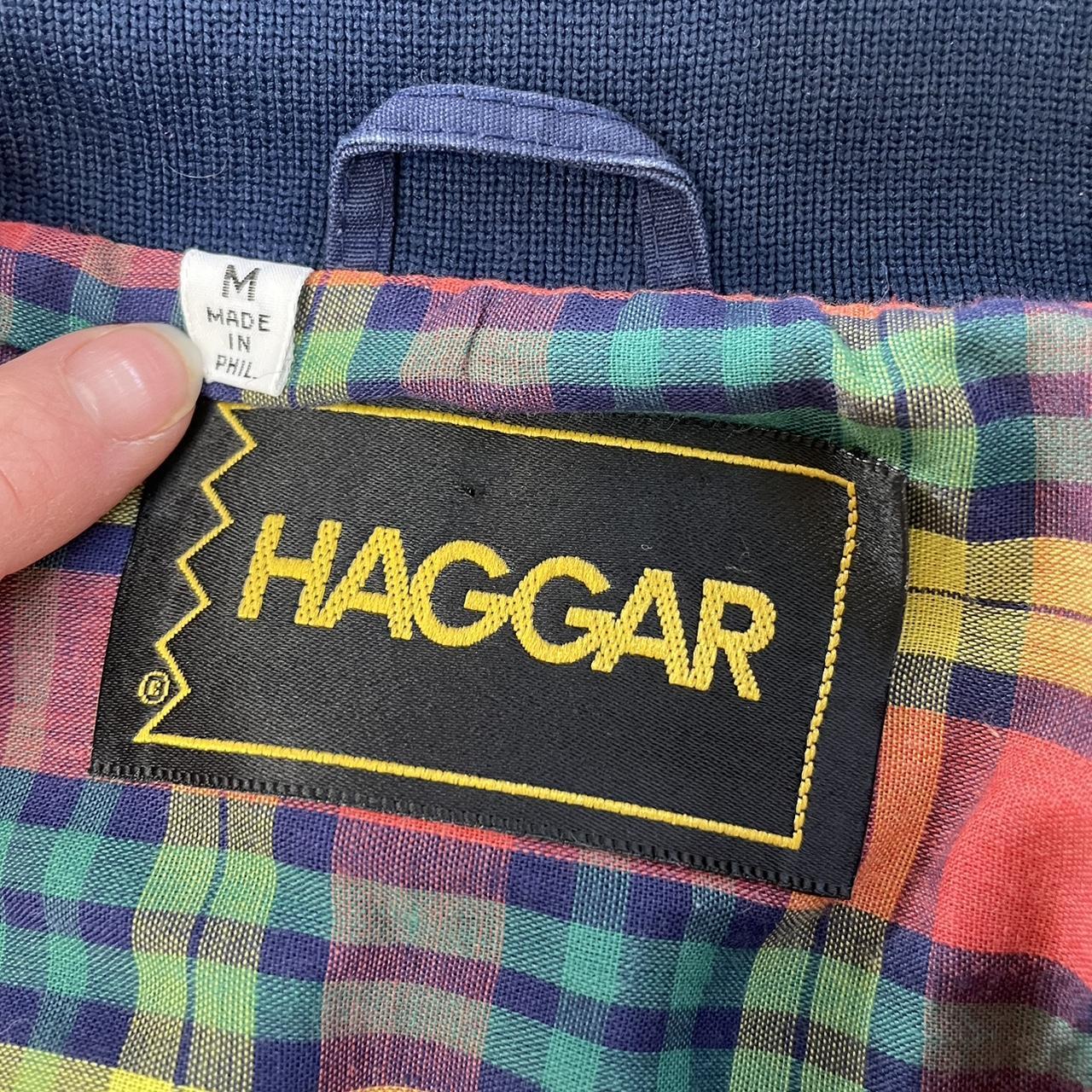 Vintage Haggar bomber jacket. Lightweight, plaid... Depop