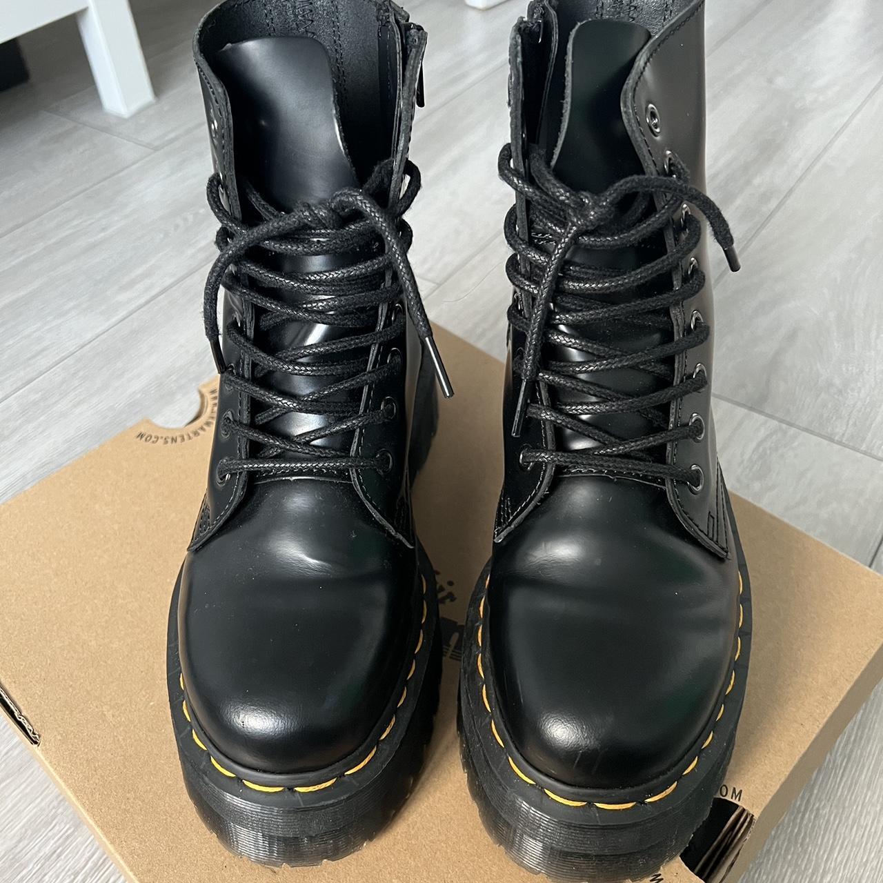 Dr Martens Jadon Hi Smooth Leather Platform... - Depop