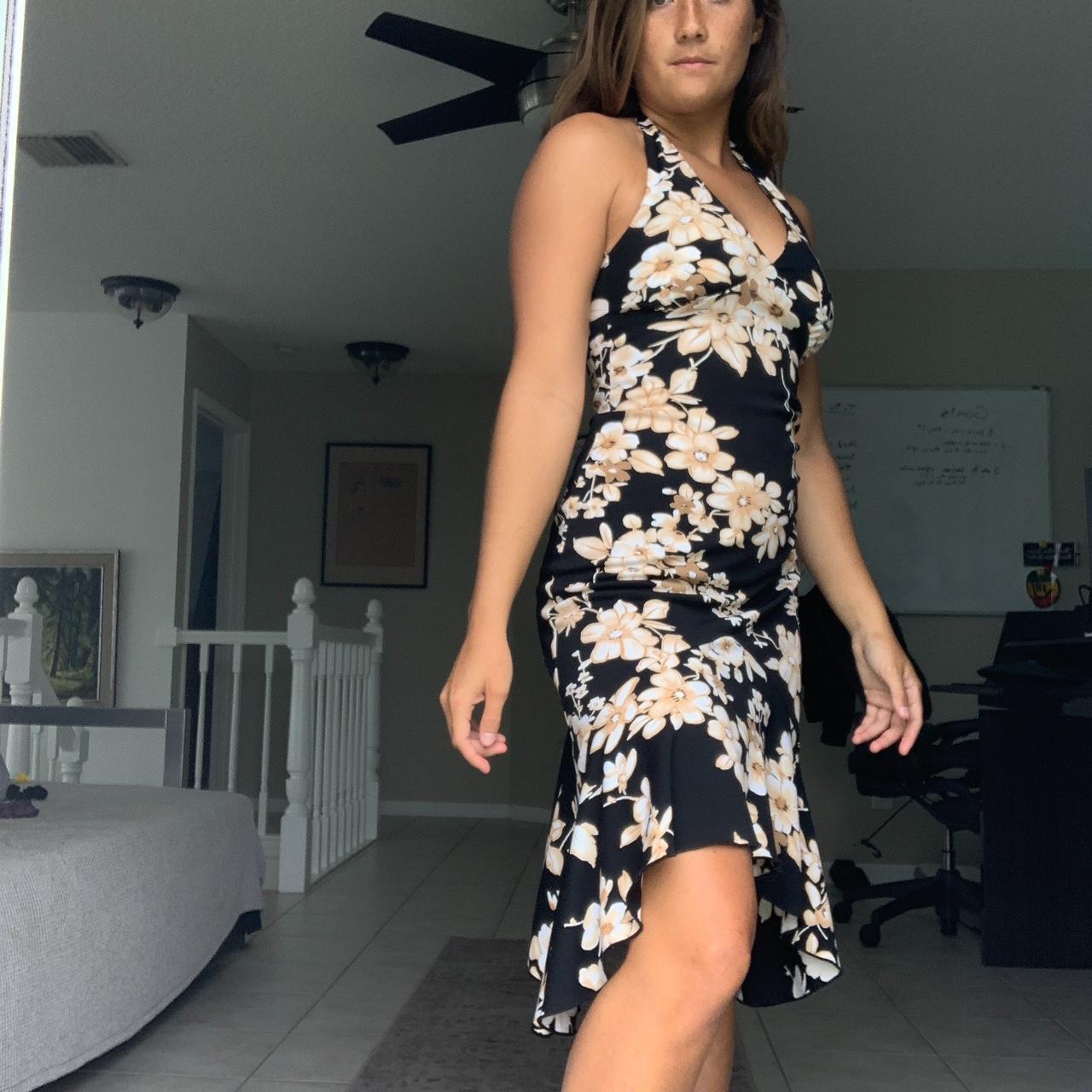 Jcpenney black clearance floral dress