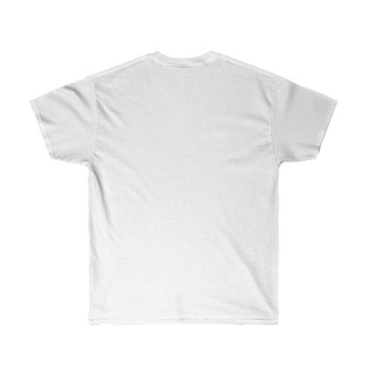 Women's Grey and White T-shirt | Depop