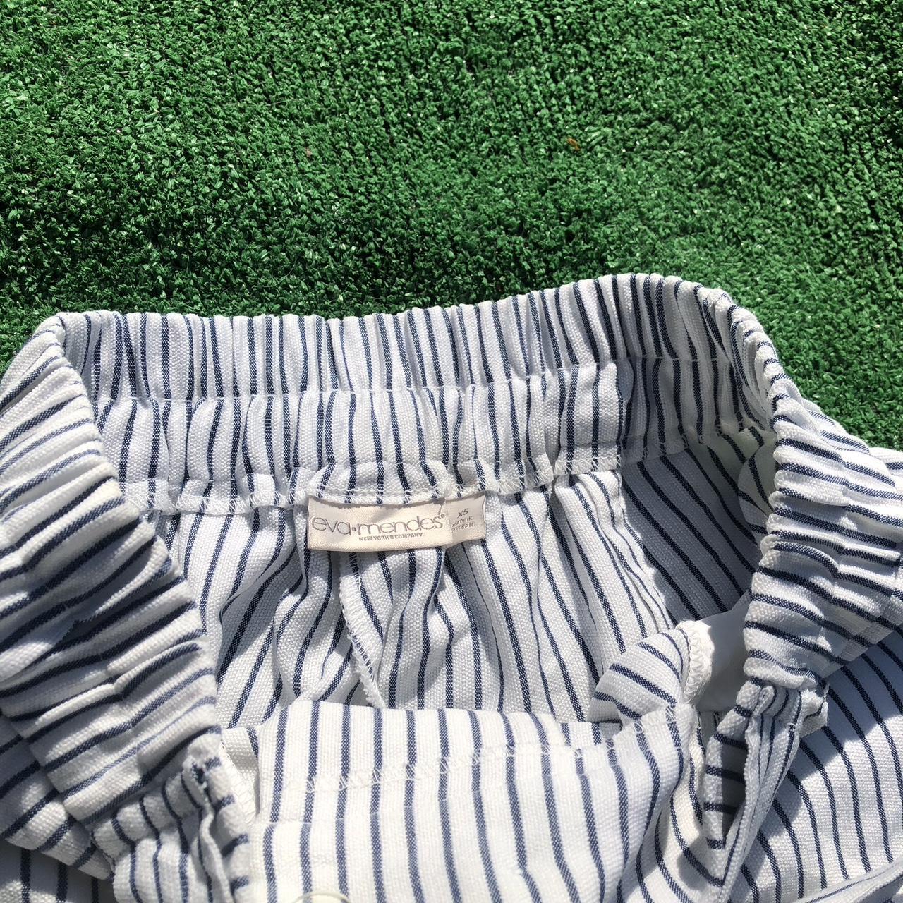 #77. Eva Mendes Collection stripped pants Brand: New... | Depop