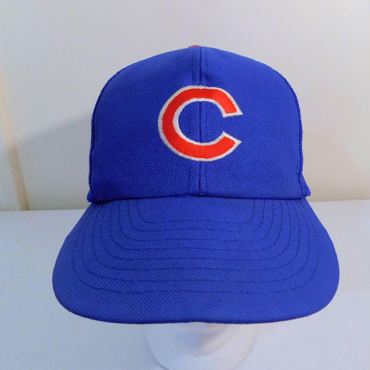 Vintage Chicago Cubs Trucker Hat Chicago Cubs - Depop