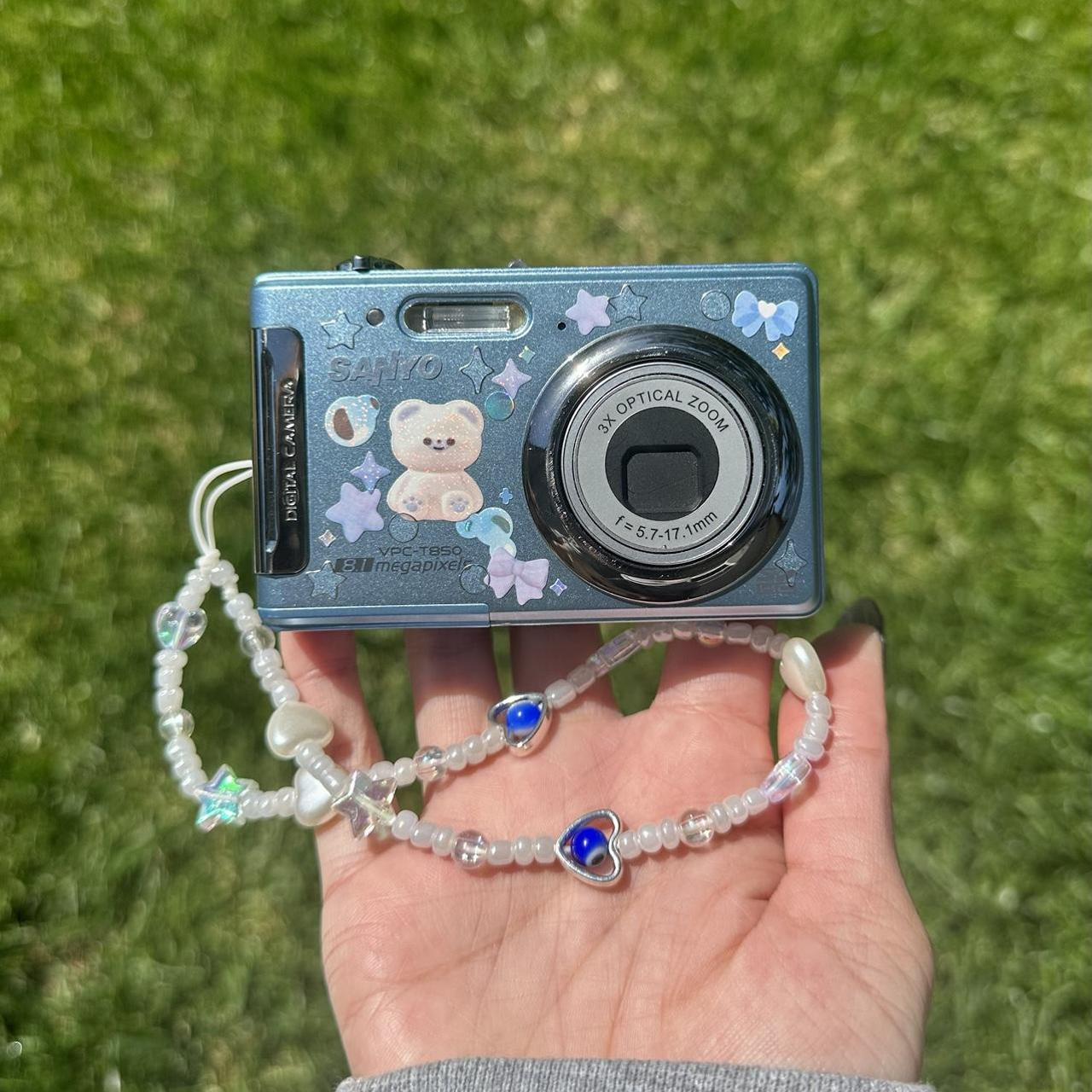 Blue and White Cameras-and-accessories | Depop