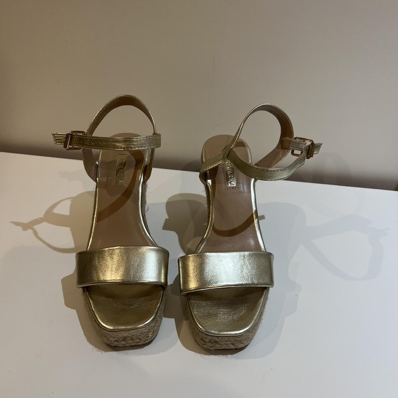 Primark sales gold wedges