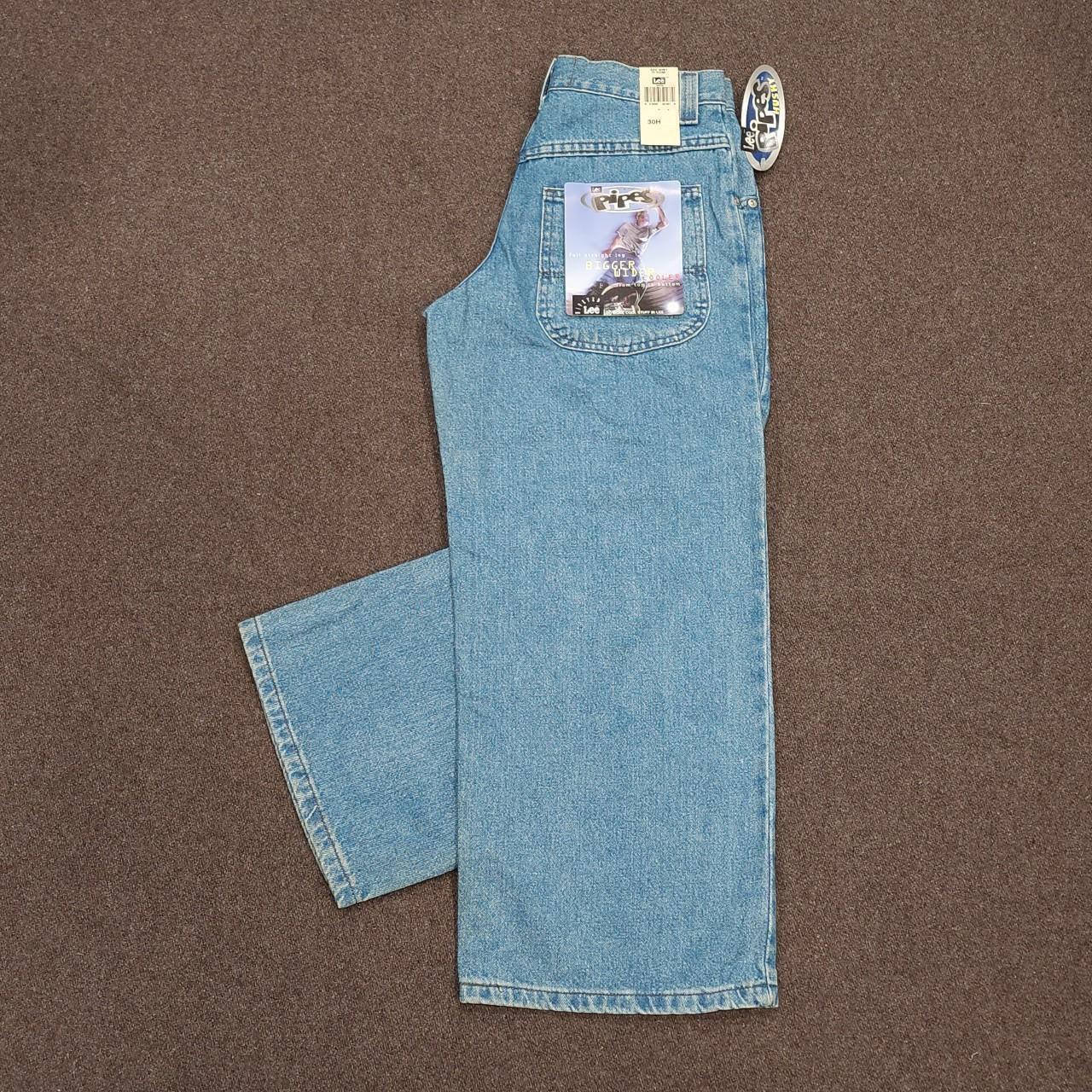 Vintage 90 Lee Pipes old school wide leg baggy skate...