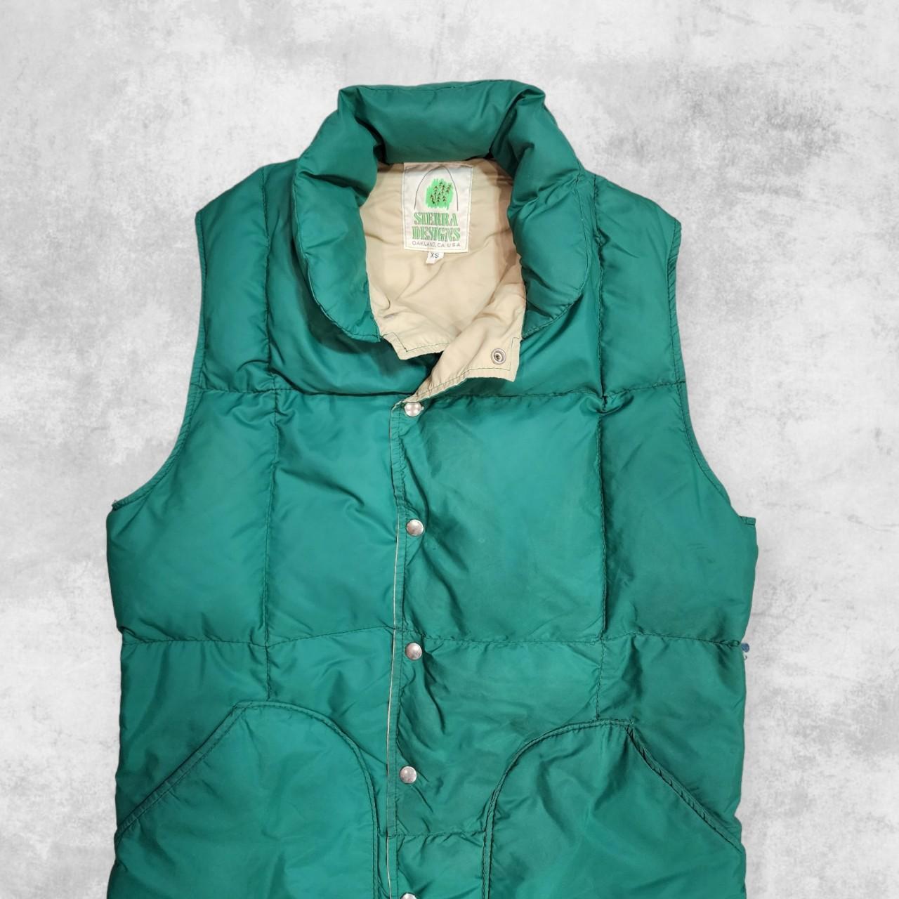 Vintage 70s Sierra Designs green outdoors puffer...