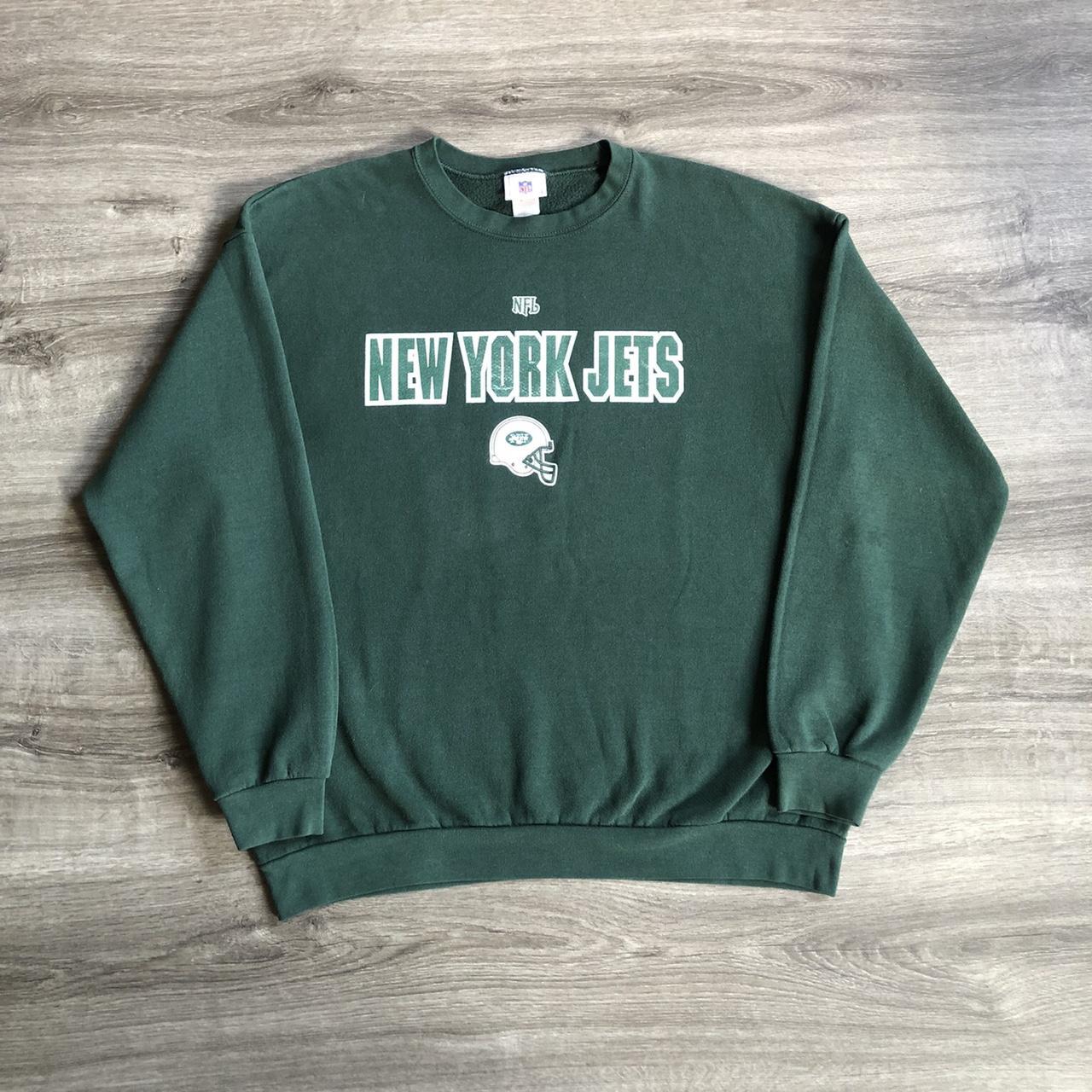 Vintage New York jets crewneck sweater. #newyork... - Depop