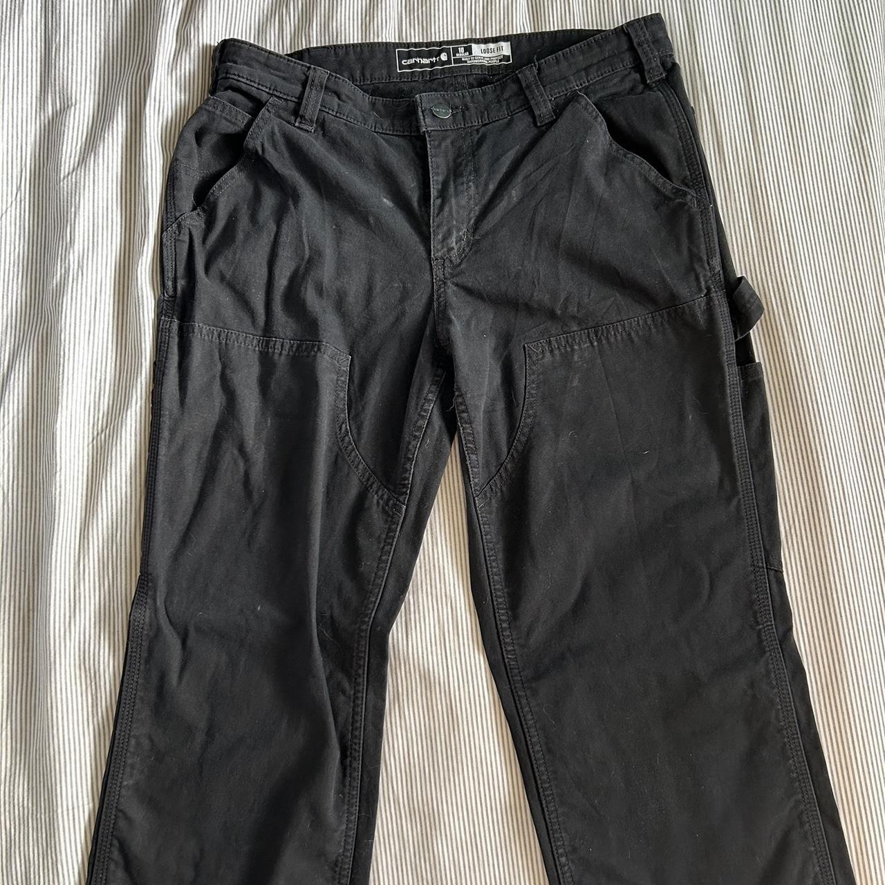 Size 10 Carhartt Work Pants. Wore these a few times, - Depop