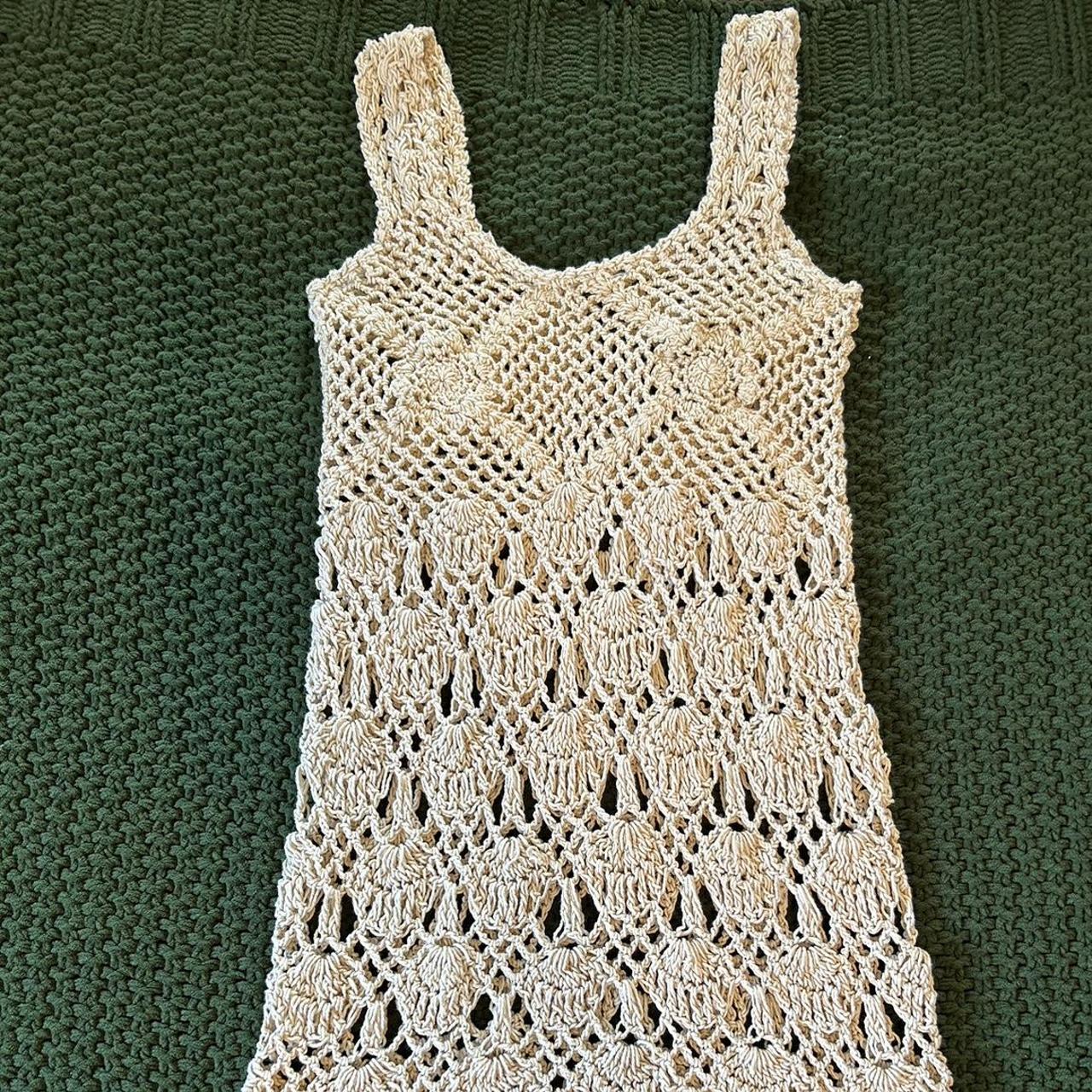 the most beautiful knit dress perfect for summer... - Depop