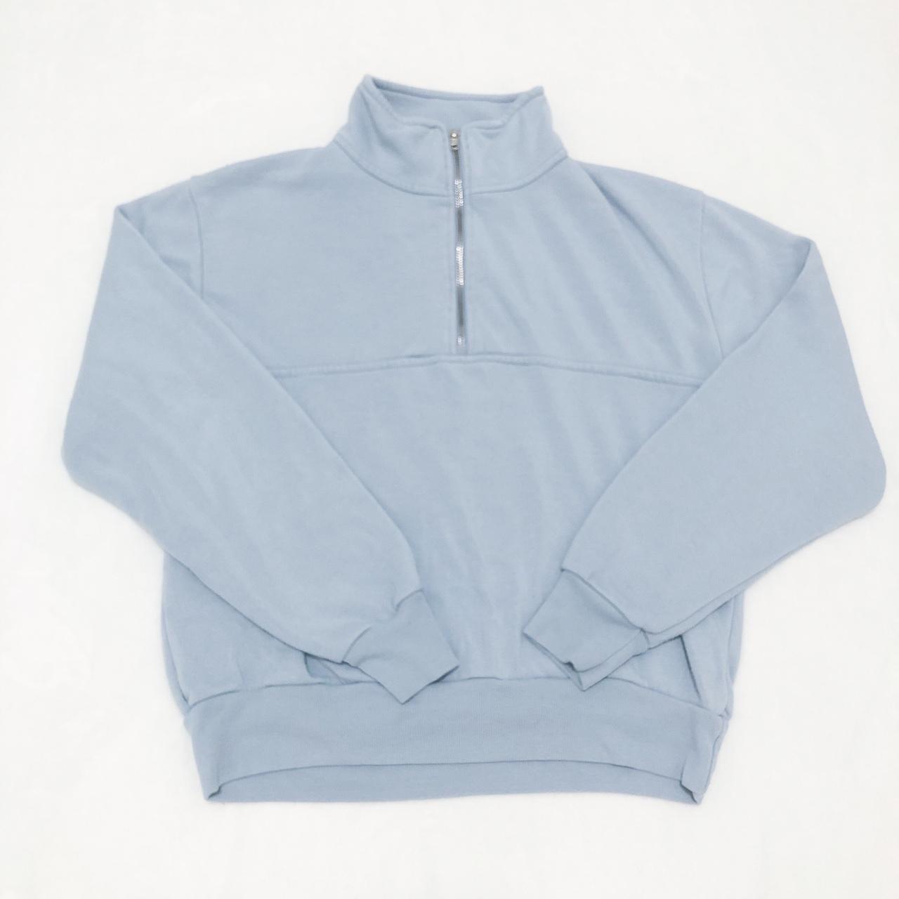 Brandy melville light on sale blue quarter zip