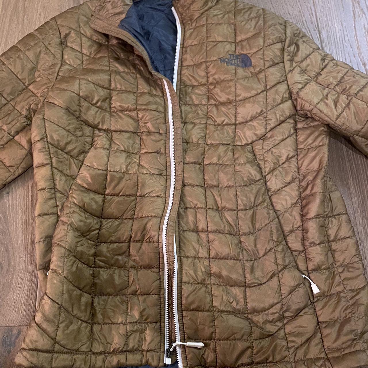 North face gold coat on sale