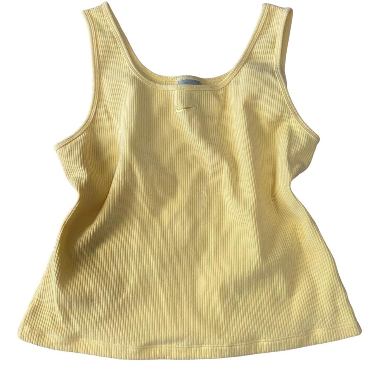 womens yellow nike top