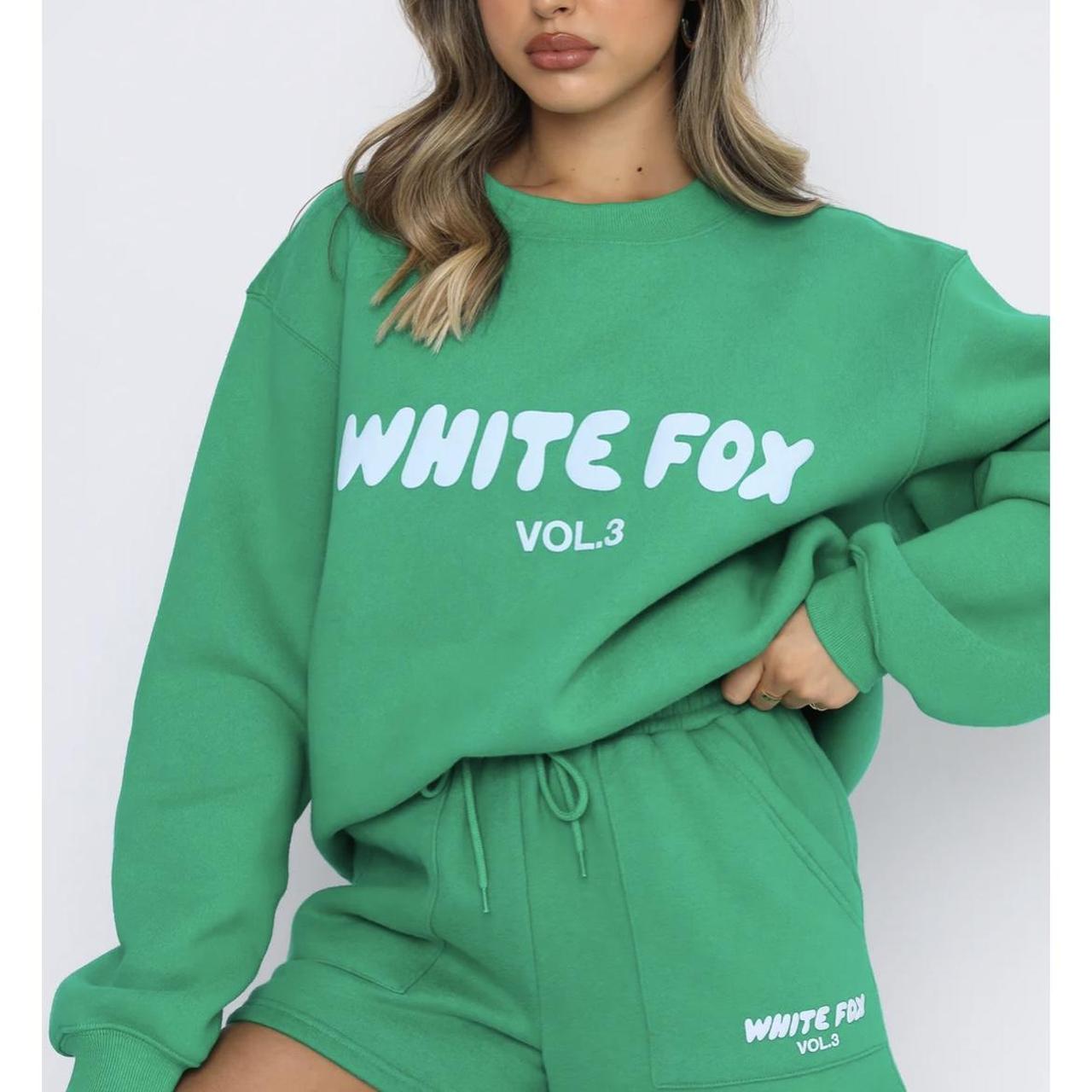 White fox - offstage sweater Amazon Green - jumper... - Depop