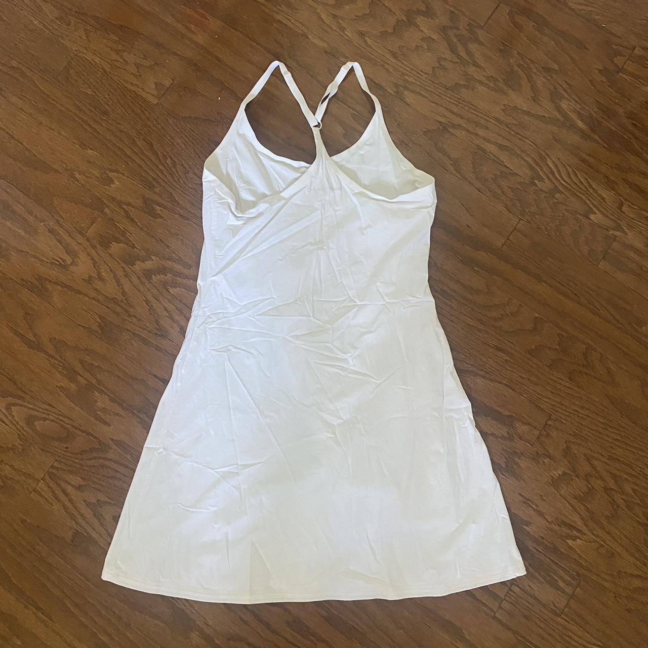 white free people exercise dress in great condition!