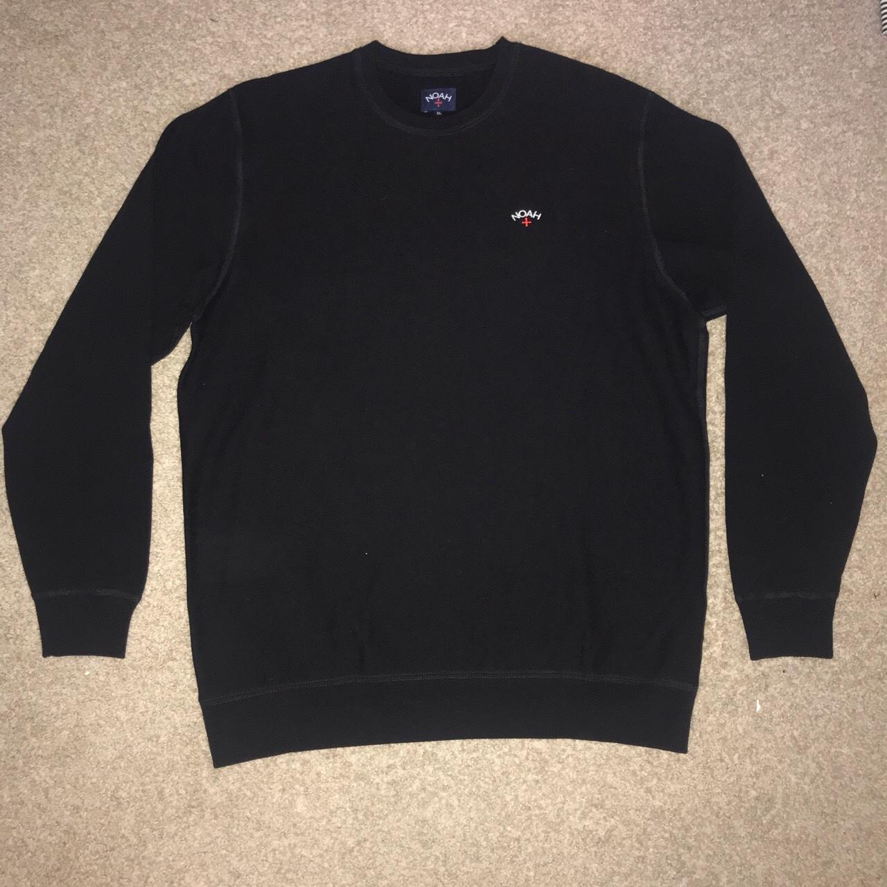 noah nyc black crewneck size XL All prices negotiable - Depop