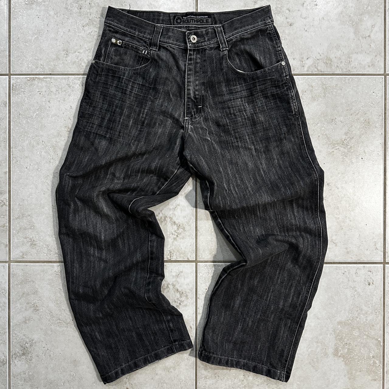 Y2k Southpole Black Jeans - Crazy pair of y2k | Depop