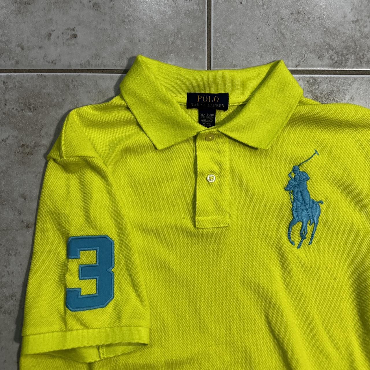 Y2K polo ralph lauren big pony polo shirt Depop