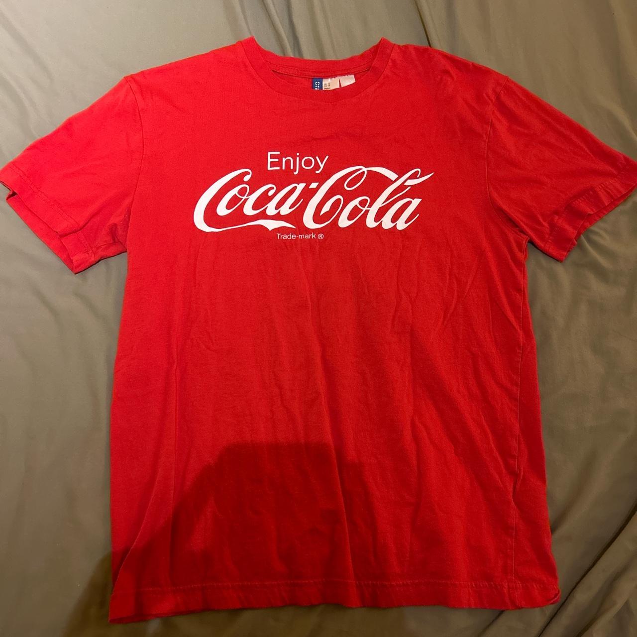 Coca-Cola Men's Red T-shirt | Depop