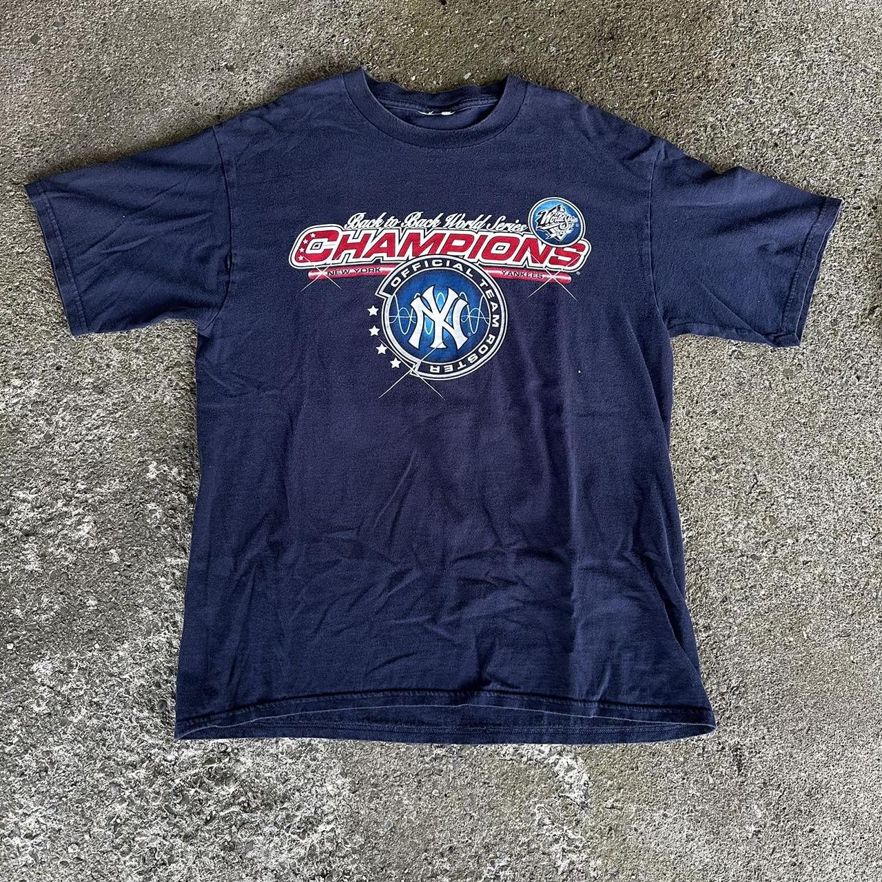 Yankees vintage 98 world series shirt. Marked as - Depop