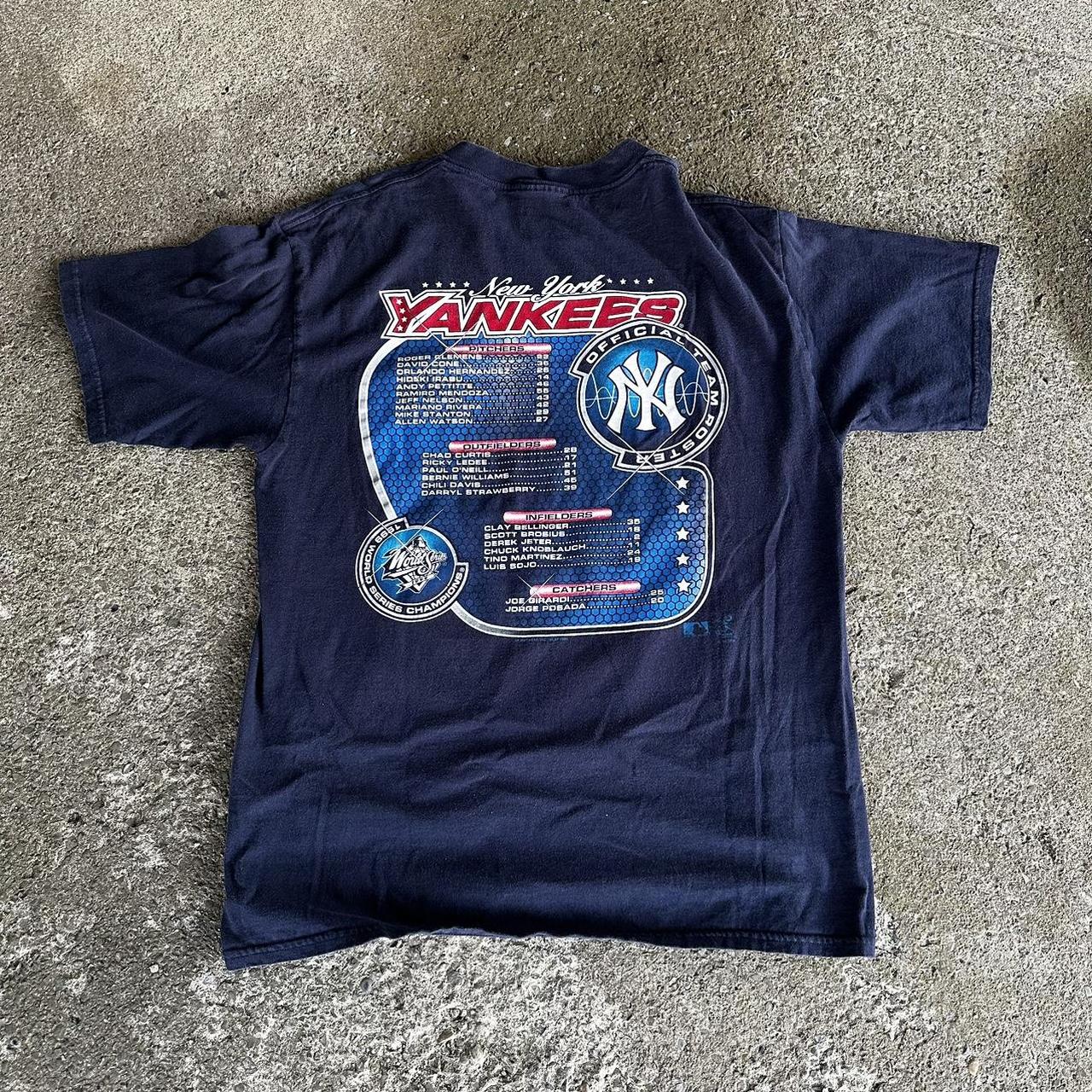 Yankees vintage 98 world series shirt. Marked as - Depop