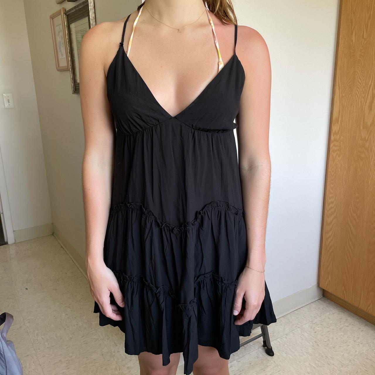 Black flowy summer dress best sale