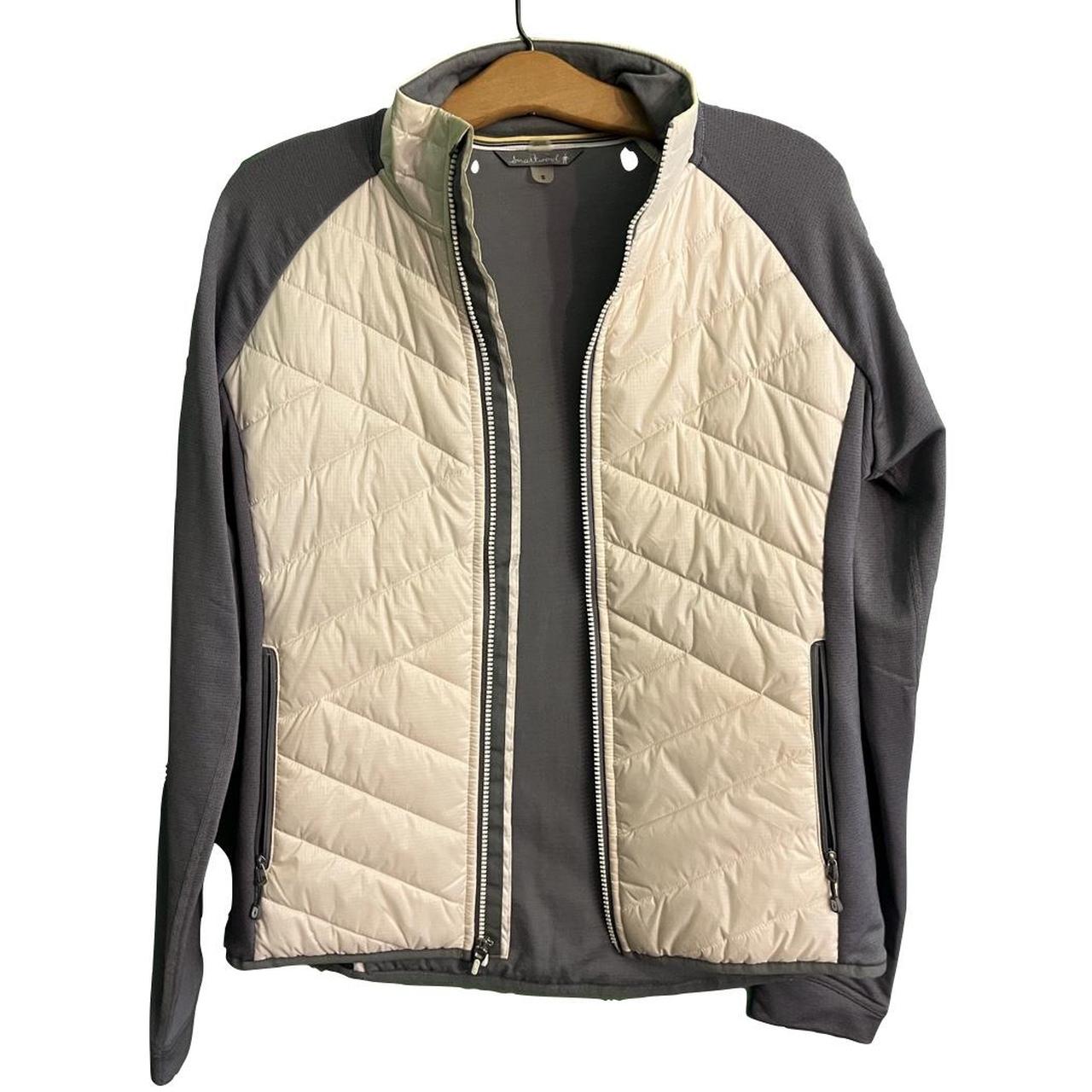 Smartwool Women's Grey and White Jacket Depop