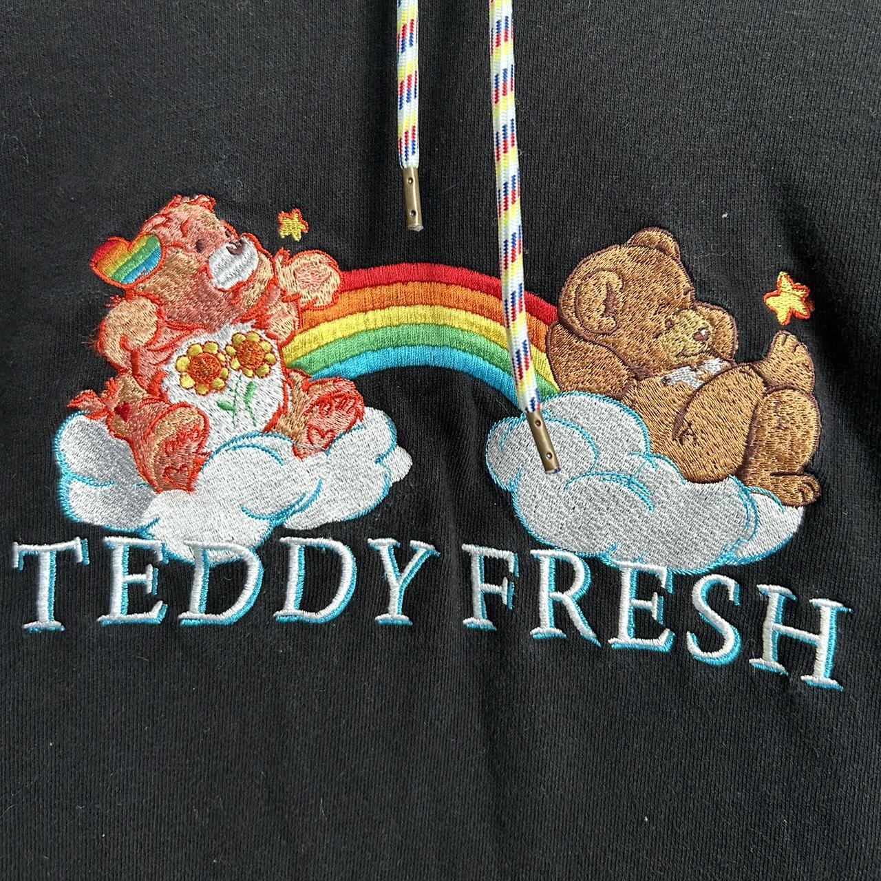 Teddy Fresh Care Bears Black Hoodie Size Sm Barely Depop 