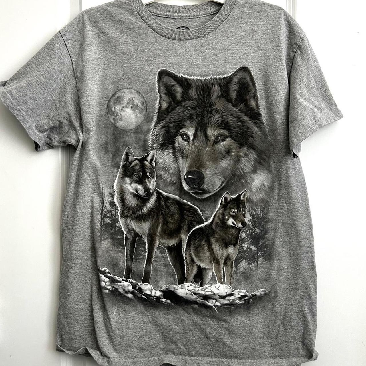 Alpha wolf t shirt size M Unleash ur inner sigma... - Depop