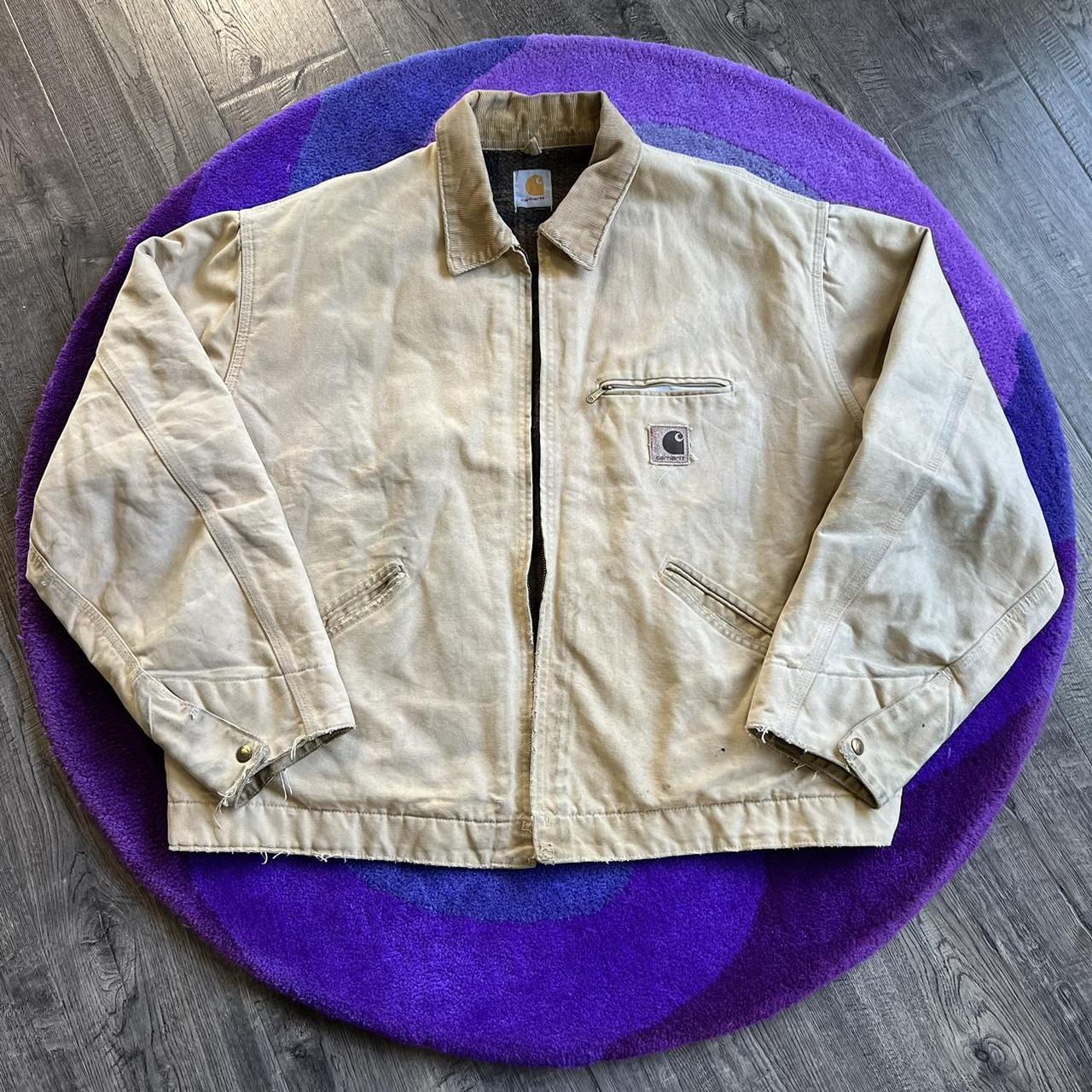 Vintage Detroit blanket lined carhartt jacket Fits... Depop