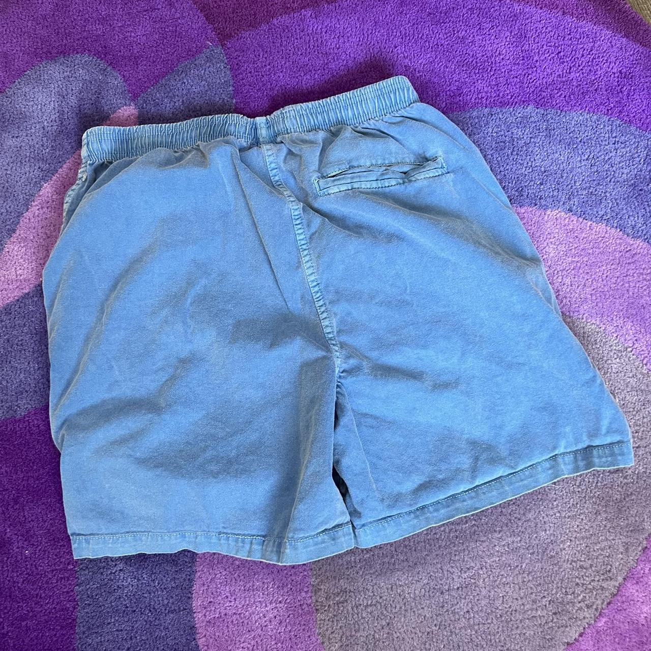 Crazy Shirts Men's Blue Shorts Depop