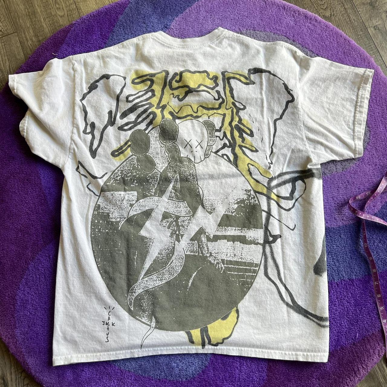 travis scott cactus jack kaws shirt