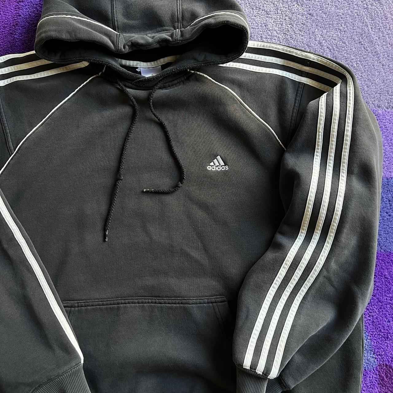 Vintage adidas hoodie Tagged L. Measures 27.5”... - Depop