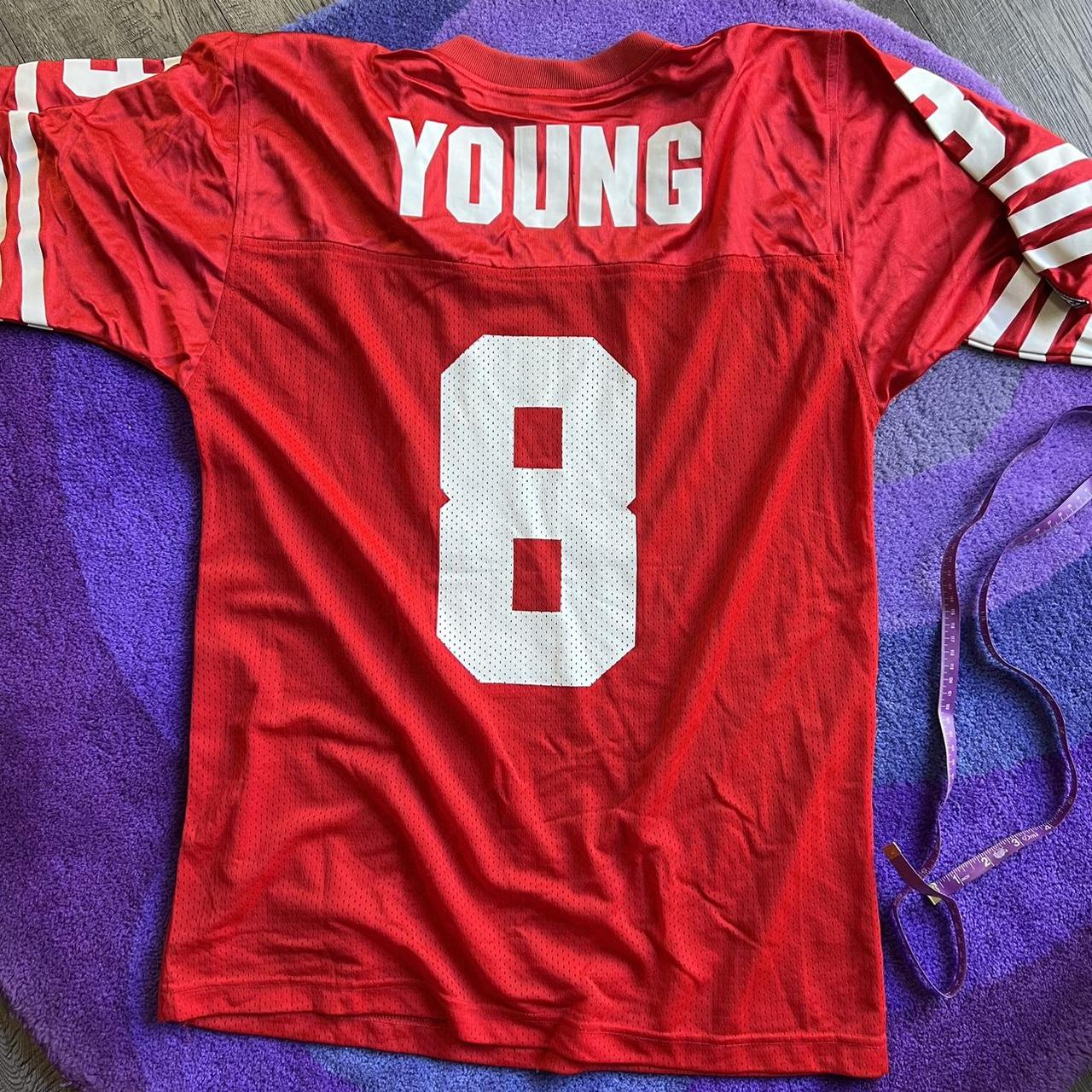 Vintage #8 Steve Young SF 49's NFL QB one of the - Depop