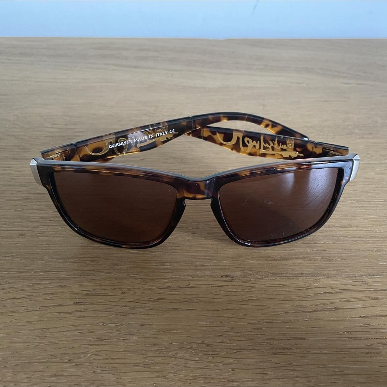 Quiksilver sunglasses... tiger print Womens style - Depop