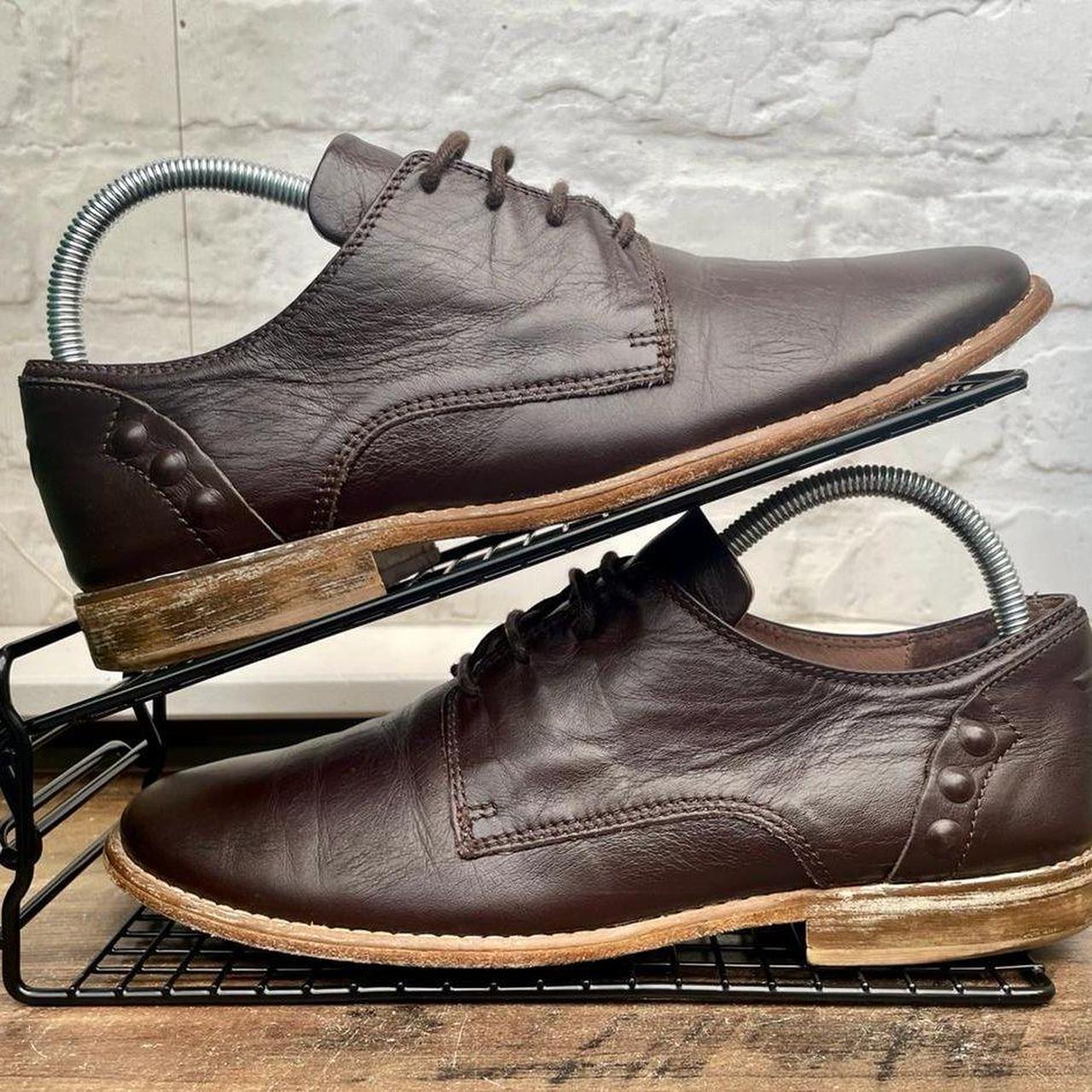 Mens Diesel Formal Shoes Soft Brown Leather Made in... Depop