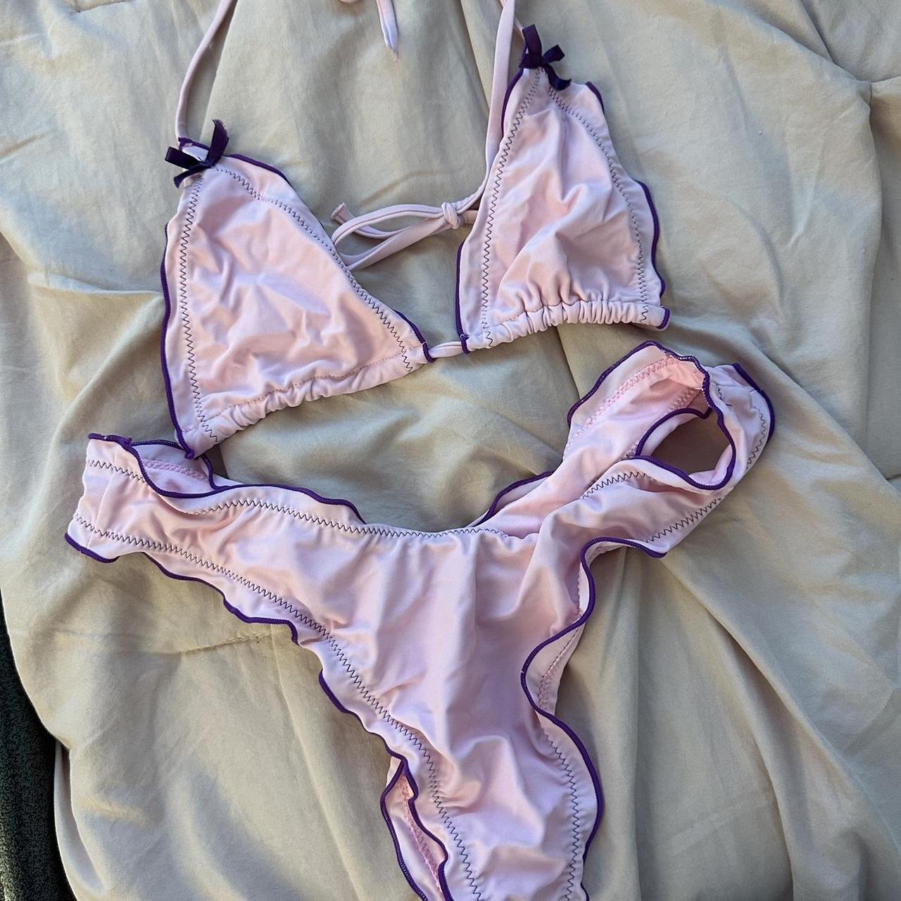 princess polly bikini set! super cute! whole set is... - Depop