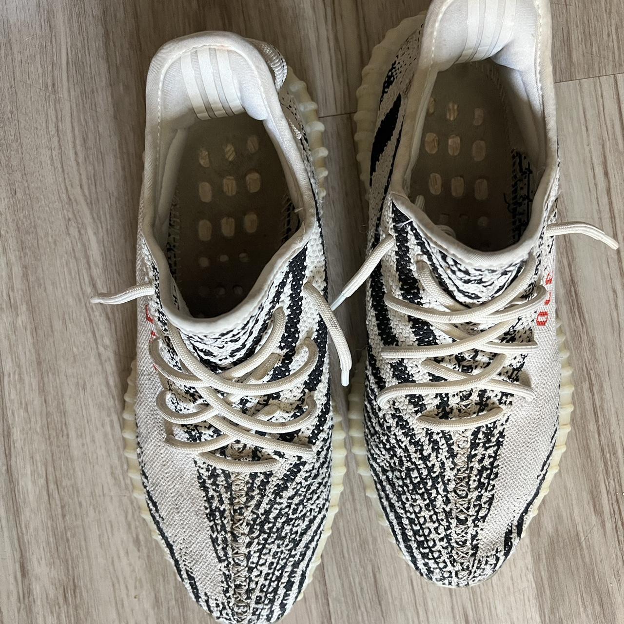 mens zebra yeezys