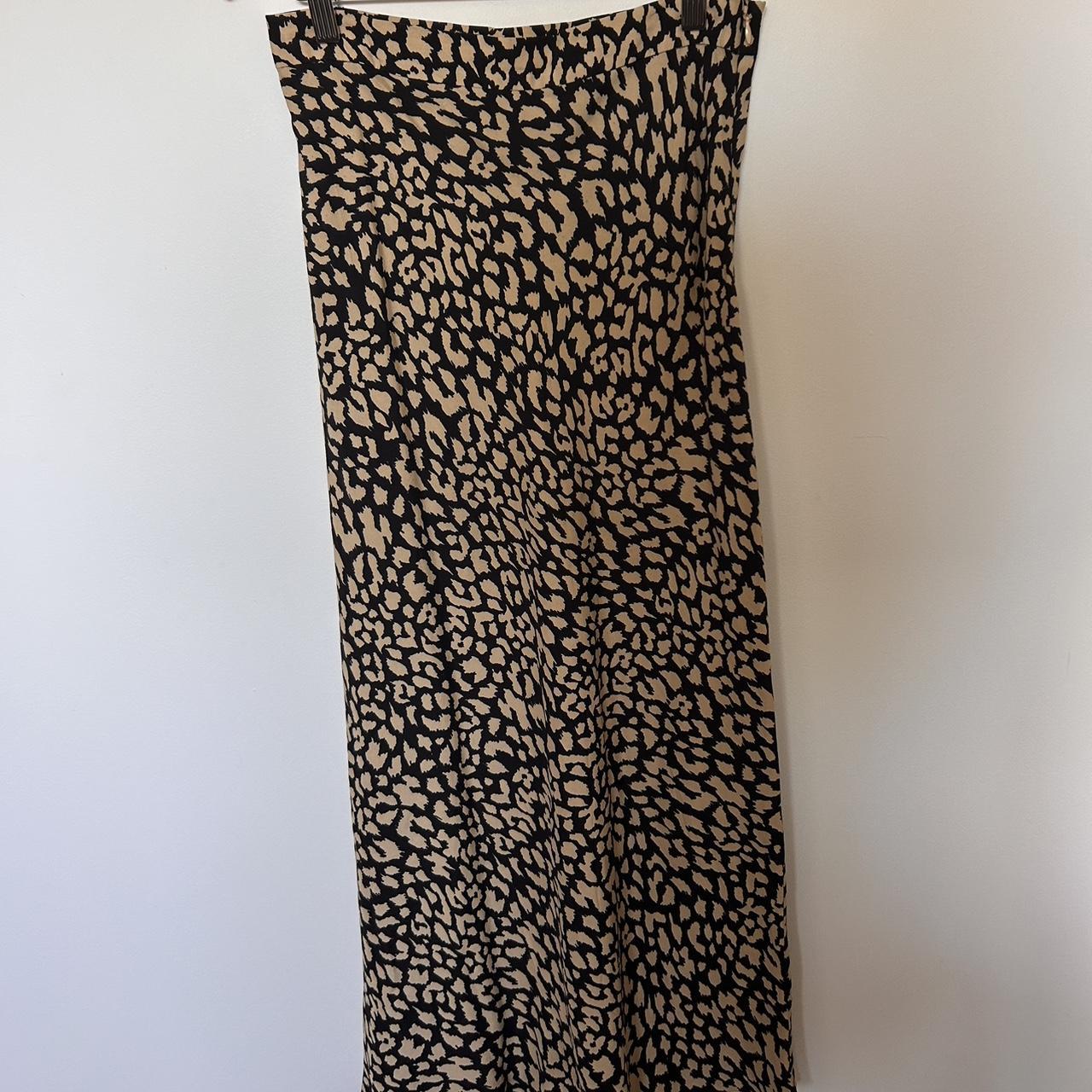 SEED HERITAGE Leopard print maxi skirt Size... - Depop