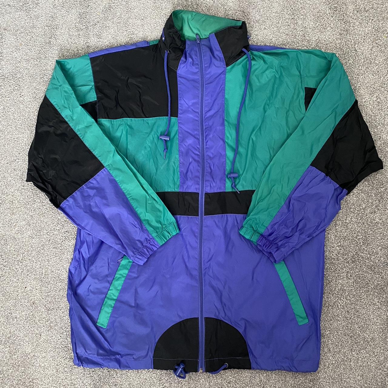 Vintage Retro Raincoat Anorak Windbreaker,