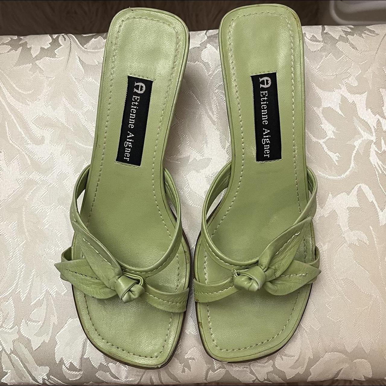 Women's Green Sandals | Depop