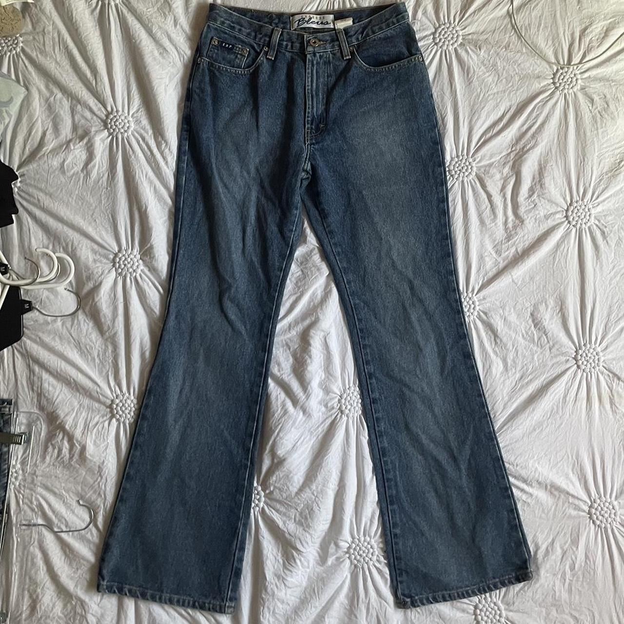Express Bleus Denim Flare Jeans Labeled as size 5/6... Depop