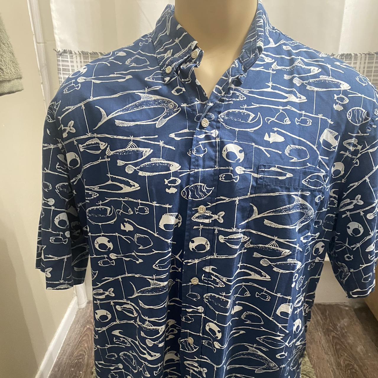 Reyn Spooner Men's Shirt - Blue - XL