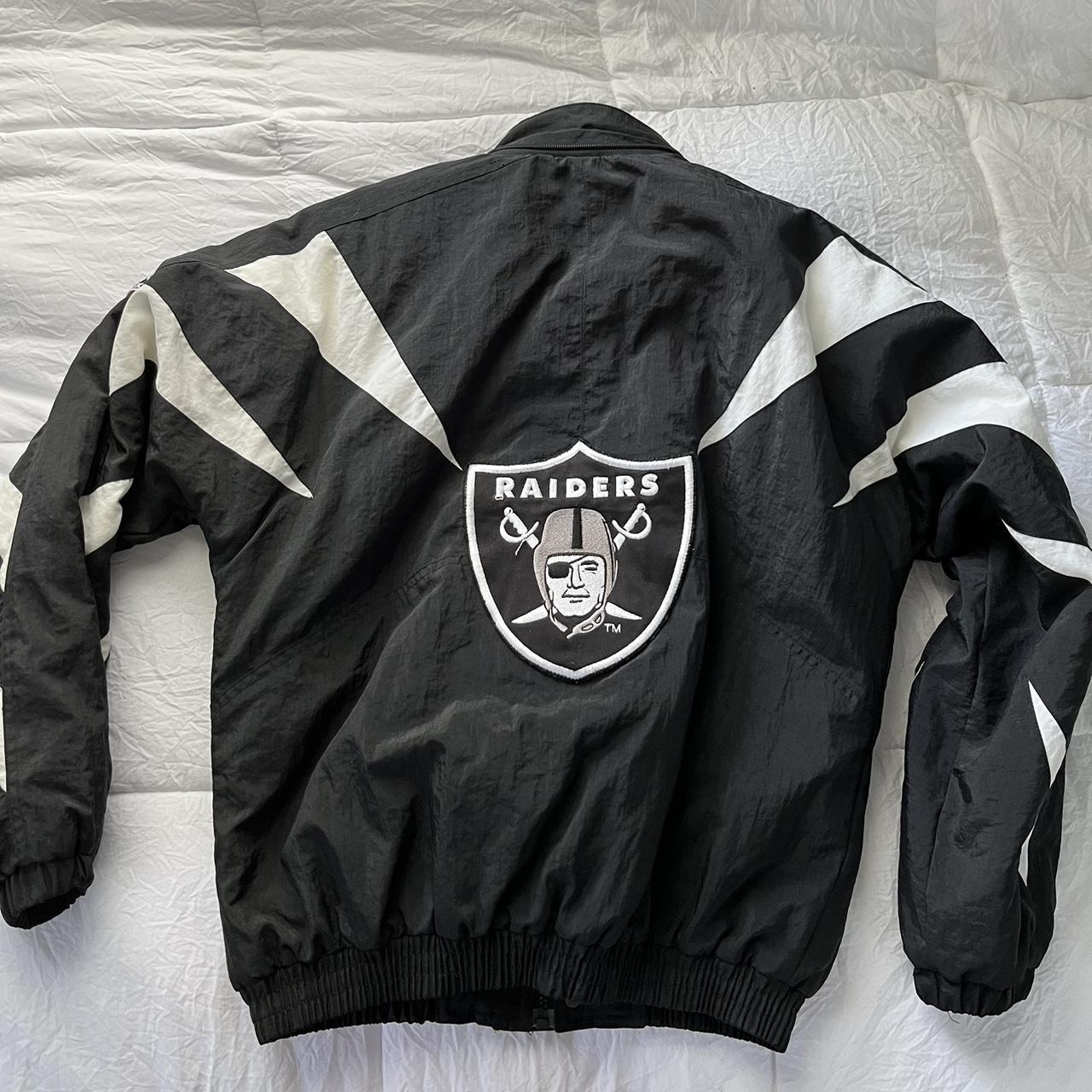 NFL Men's Black and White Coat | Depop