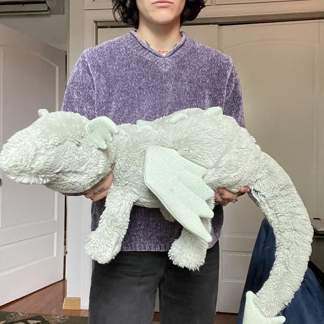 sage-green-huge-jellycat-dragon-depop