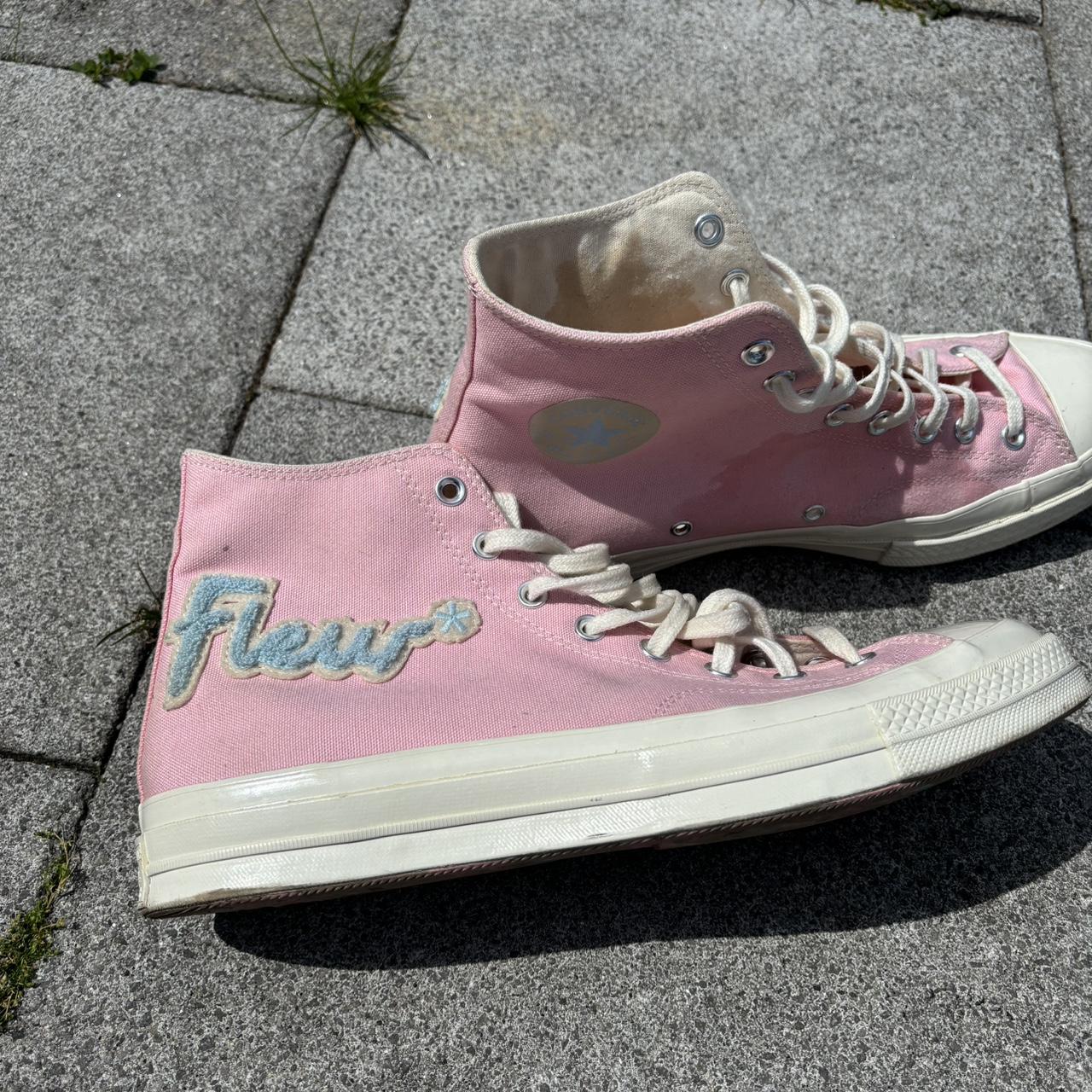 Pink golf le fleur converse on sale